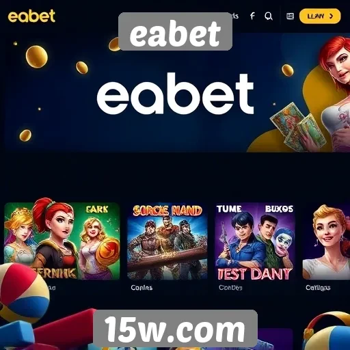 Visão geral das ofertas de jogos no site eabet